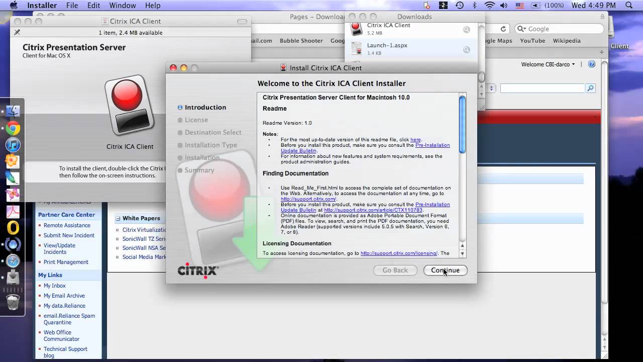 Citrix receiver mac os